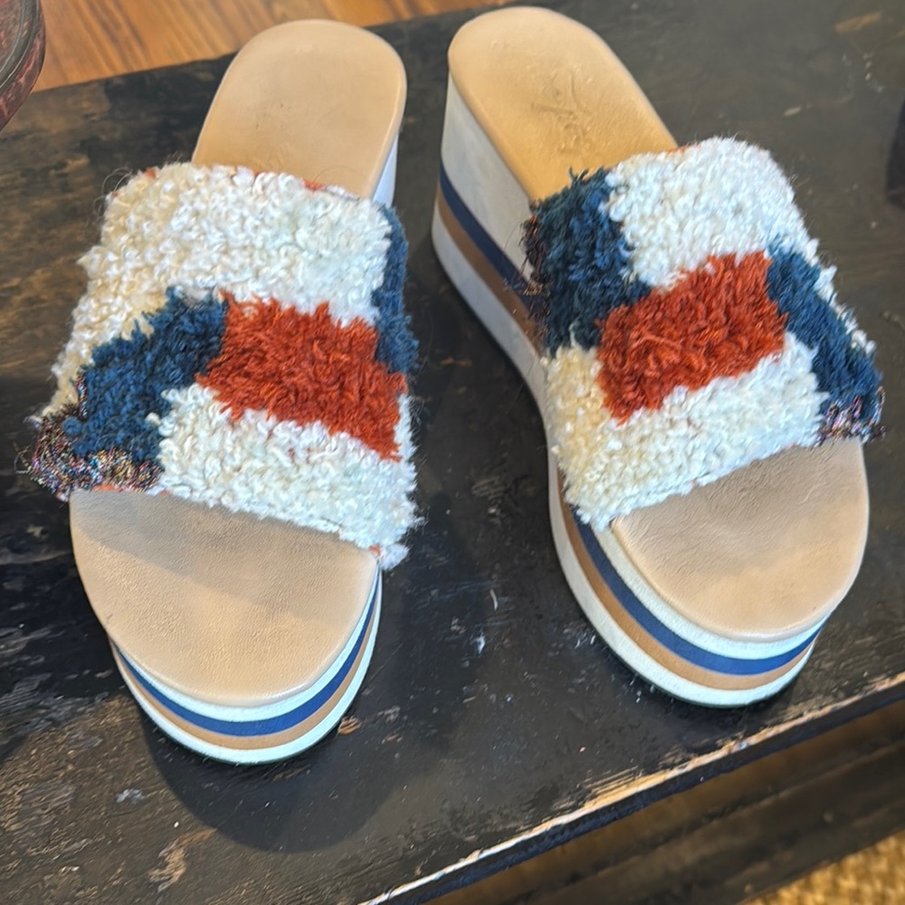 Free People Slide Platform Sandals
